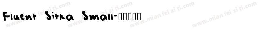 Fluent Sitka Small字体转换